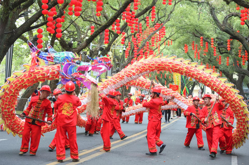 “舞动中国龙”——龙舞大巡游全国主会场活动在广东惠州举办