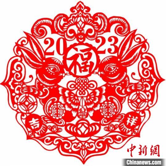 非遗“兔纸”迎新春 剪出浓浓“年味”