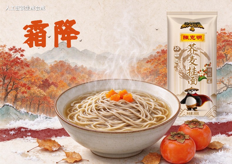 霜降秋林 鲜柿与杂粮面的晚秋食养